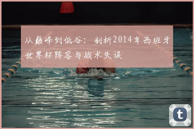 从巅峰到低谷：剖析2014年西班牙世界杯阵容与战术失误